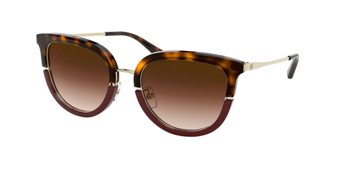 Tory Burch TY7163U Polarized 172883 Cat Eye Dark Tortoise  display picture 2