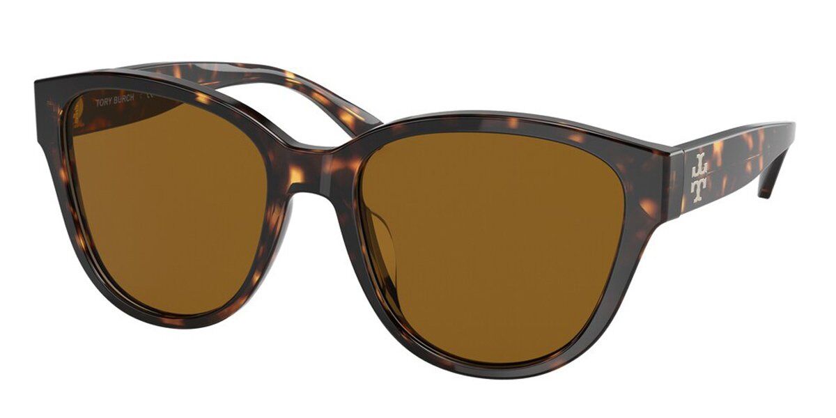Tory Burch 1728/83 Brown Tortoise Shell Sunglasses TY7163U 54 Kira Cat-Eye Sunglasses: Women main image 4