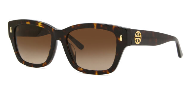 Tory Burch TY7167U 172813 Square Dark Tortoise Sunglasses  display picture 2
