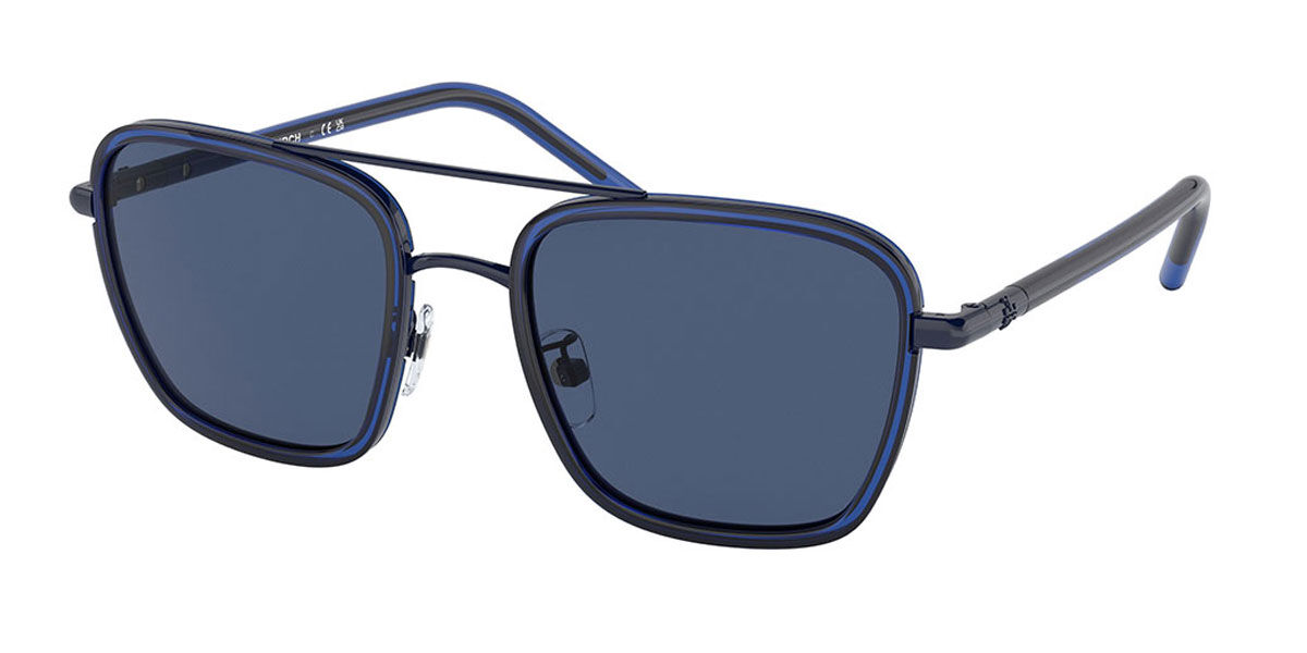 Tory Burch TY6090 332280 Sunglasses Navy Blue | VisionDirect Australia