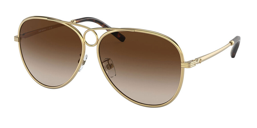 Tory Burch TY6093 330413 Sunglasses Gold | VisionDirect Australia