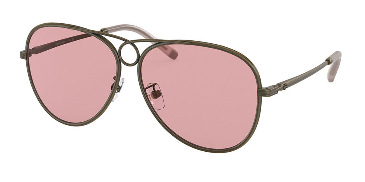 tory burch gold aviator sunglasses