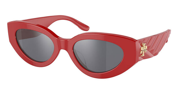 Tory Burch TY7178U 18936V Cat Eye Red Sunglasses  display picture 3