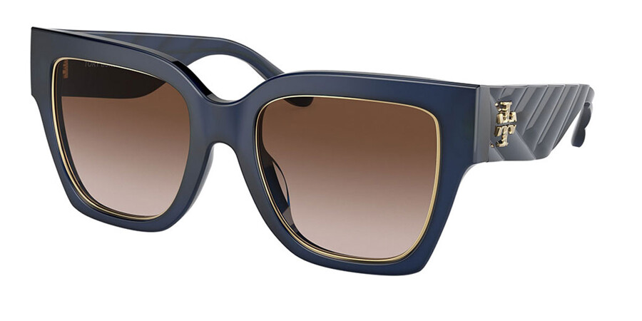 Tory Burch TY7180U 165613 Sunglasses in Transparent Navy Blue |  SmartBuyGlasses USA