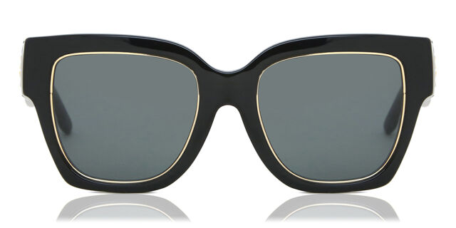 Tory Burch TY7180U 170987 Square Black Sunglasses 