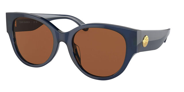 Tory Burch TY7182U 165673 Oval Transparent Navy Blue  display picture 2