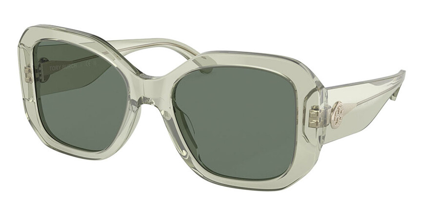 Tory Burch TY7183U 18863H Sunglasses Transparent Mint Green |  SmartBuyGlasses UK