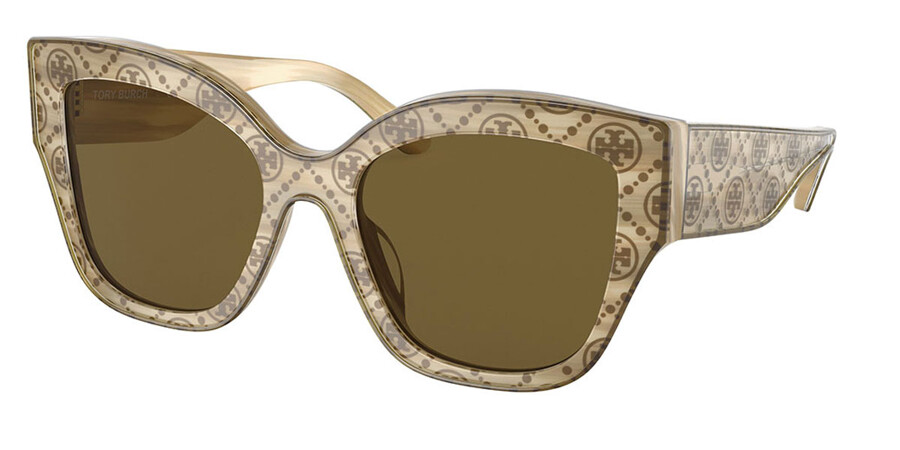 Tory Burch TY7184U 193373 Sunglasses Patterned Brown | VisionDirect  Australia