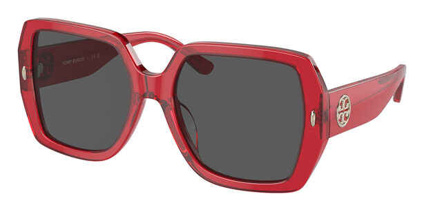 Tory Burch TY7191U Asian Fit 193687 Square Transparent Red  display picture 1