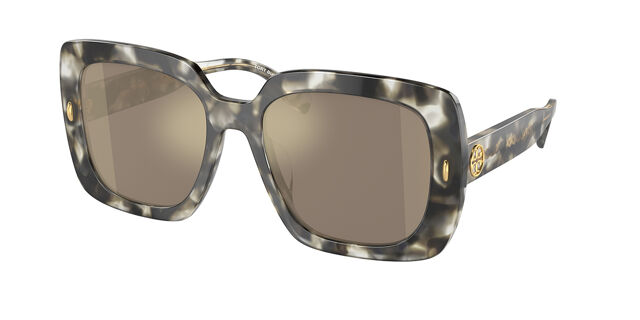 Tory Burch TY7193U 19405A Square Black/White Tortoise  display picture 2