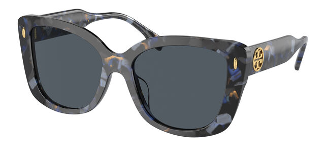 Tory Burch Cat Eye Sunglasses Tortise Gray NEW Kira Cat-Eye Sunglasses: Women main image 4