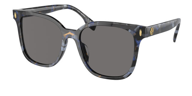 Tory Burch Polizarized Tortise Shell Sunglasses Tory Burch TY7087 Blue Brown Tortoise Frame Polarized Brown  main image 3