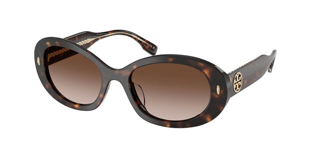 Tory Burch brown Tortoiseshell sunglasses Tory Burch TY7184U Sunglasses - main image 4