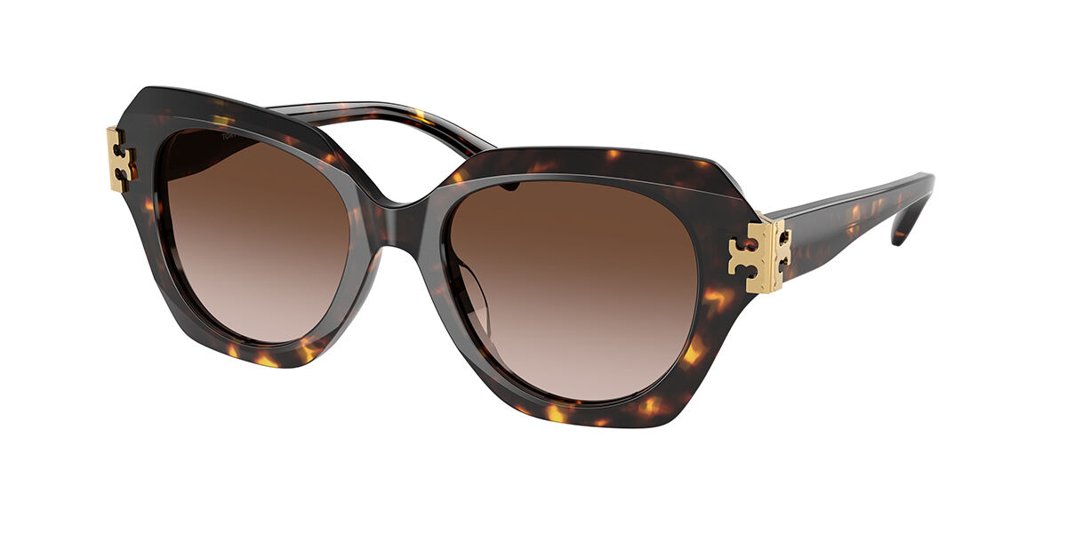 【Tory Burch】MILLER キャットアイ サングラス ミラー プッシュ レクタングルサングラス: レディース