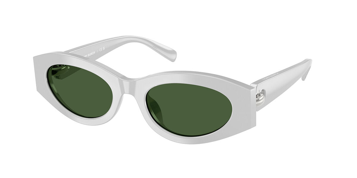 Tory Burch TY7222U 206271 52 Silvriga Solglas&ouml;gon Kvinna