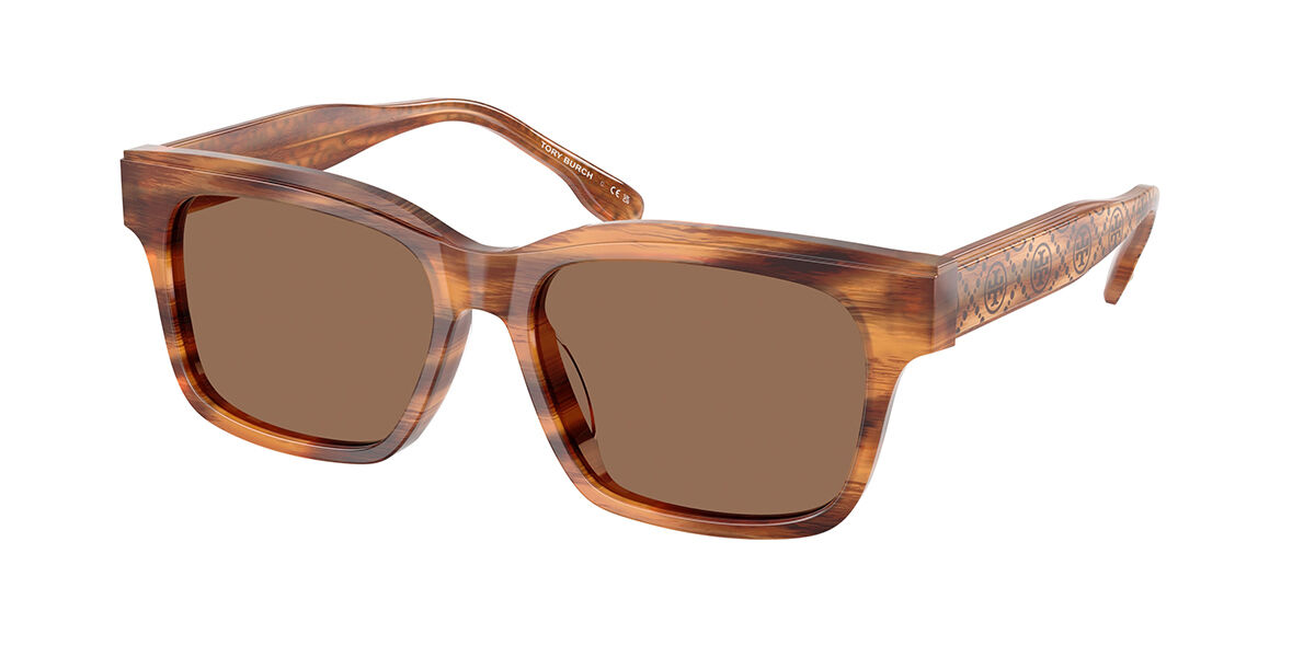 Tory Burch TY7227D Asian Fit 192573 55 Bruna Solglas&ouml;gon Kvinna