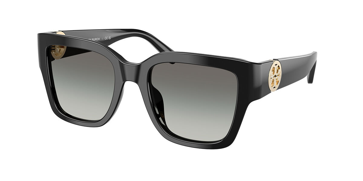 Tory Burch TY7228U 170911 52 Svarta Solglas&ouml;gon Kvinna
