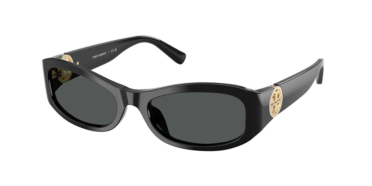 Tory Burch TY7229U 170987 55 Svarta Solglas&ouml;gon Kvinna