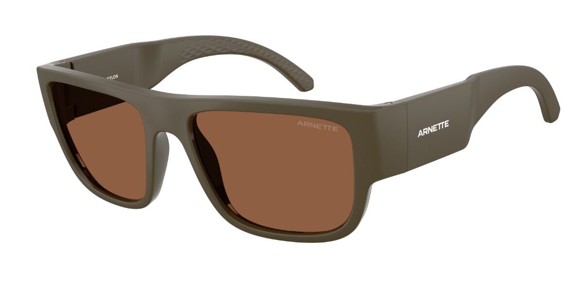 Arnette An4377 3051/2 Men's Sunglasses Green Size 55 In Matte Green Inside Out