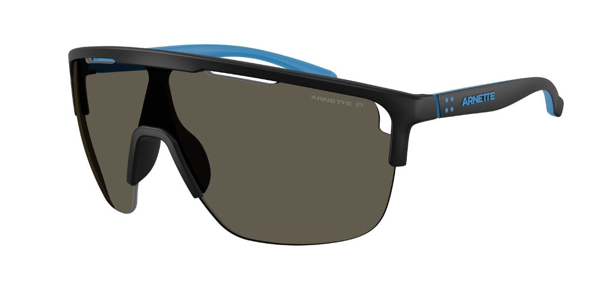 Arnette An4381 Polarized 2758/1 Men's Sunglasses Black Size 136 In Matte Black
