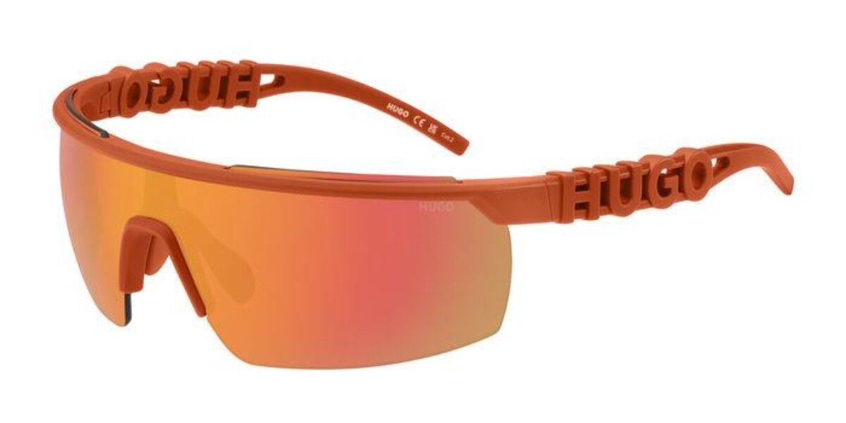 Photos - Sunglasses HUGO HUGO HG 1284/S L7Q/UW Men's  Orange Size 99