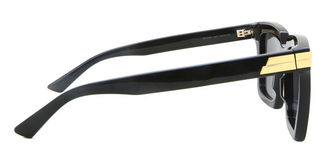 Bottega Veneta BV1005S 001 Sunglasses Black Square Frame, Grey Lenses Bottega Veneta - BV1005S (Black) – Good See Co main image 4