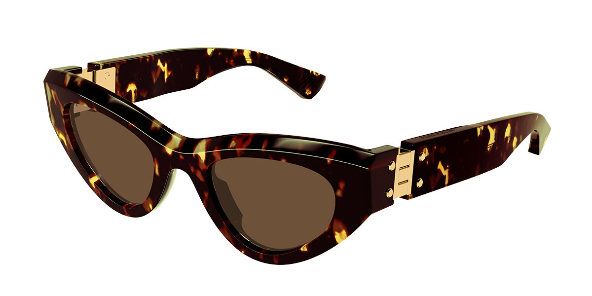 Bottega Veneta BV1142S 002 Sunglasses in Brown | SmartBuyGlasses USA