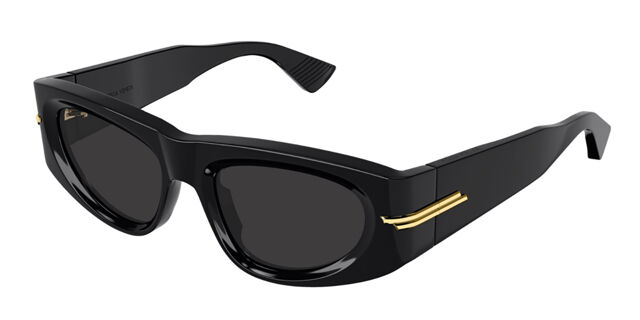 Bottega Veneta BV1144S 001 Oval Black Sunglasses  display picture 2