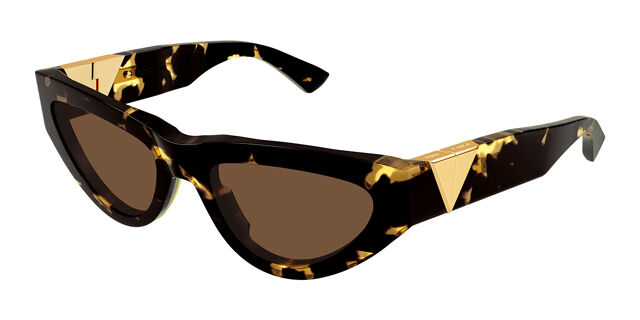 Bottega Veneta BV1176S 002 Cat Eye Tortoise Sunglasses  display picture 3