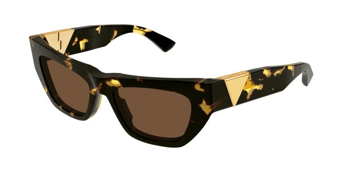 Bottega Veneta BV1177S 004 Cat Eye Yellow Sunglasses  display picture 3