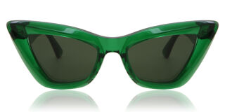 Bottega Veneta Sunglasses In 010 Green Green Green