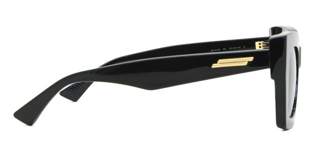 Bottega Veneta BV1212S 001 Square Black Sunglasses  display picture 2