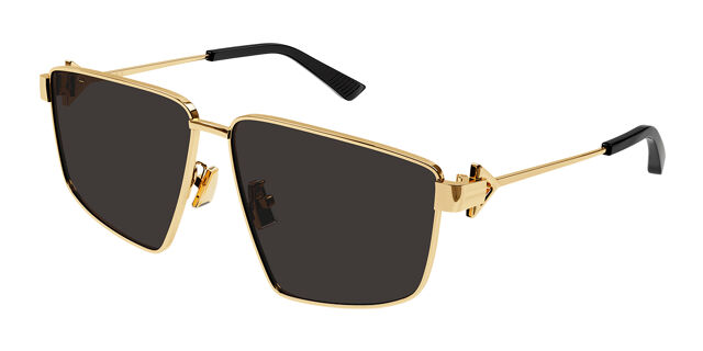Bottega Veneta BV1223S Asian Fit 002 Geometric Gold 