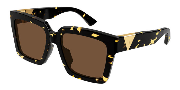 NEW BOTTEGA VENETA BV1198SA 001 SUNGLASSES WOMEN BLACK SQUARE EYEWEAR Bottega Veneta New Classic Sunglasses in Black – CHROME main image 4
