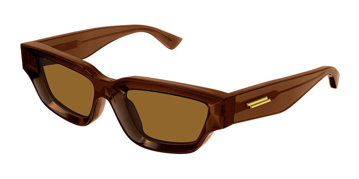 Excluded Bottega Veneta Sunglasses, New 350 BV1351S Bottega Veneta Rectangular Sunglasses 001 Solid  main image 2