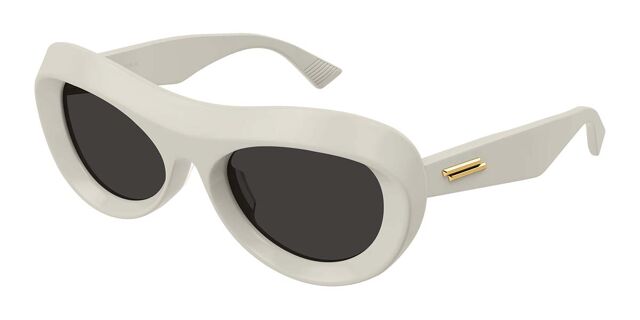 Bottega Veneta BV1284S 003 Oval White Sunglasses  display picture 2