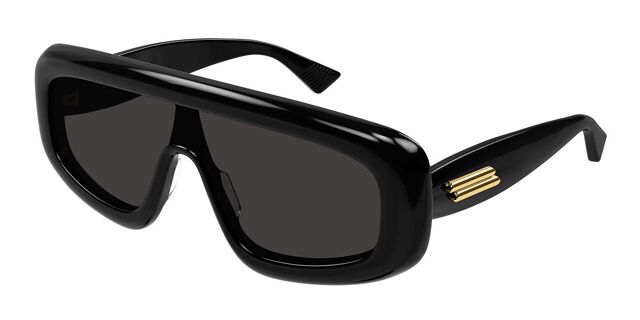 Bottega Veneta BV1281S 001 Single Lens Black Sunglasses  display picture 3
