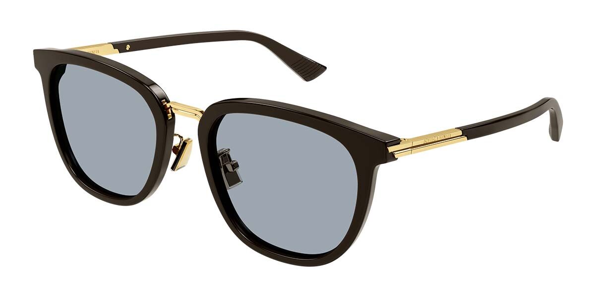 Image of Bottega Veneta BV1298SA Asian Fit 004 Óculos de Sol Masculino Marrons BRLPT