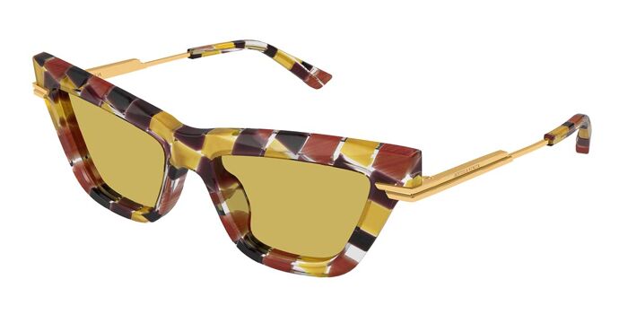 Bottega Veneta BV1241S 003 Cat Eye Green Sunglasses  display picture 2