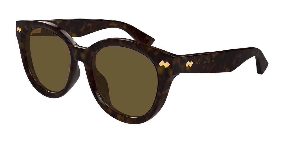 Image of Bottega Veneta BV1352SK Asian Fit 002 Óculos de Sol Feminino Tortoiseshell BRLPT