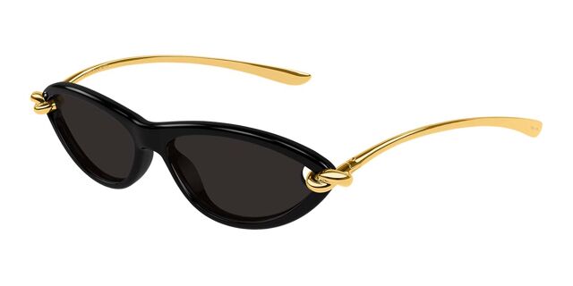 Bottega Veneta BV1390S 001 Cat Eye Black Sunglasses  display picture 3