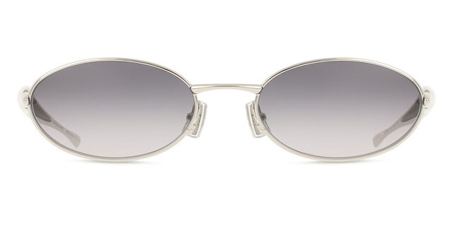 Bottega Veneta BV1386S 003 Sunglasses Silver Oval Frame, Grey Gradient Lenses Bottega Veneta BV1386S Oval Sunglasses | Fashion Eyewear US main image 3