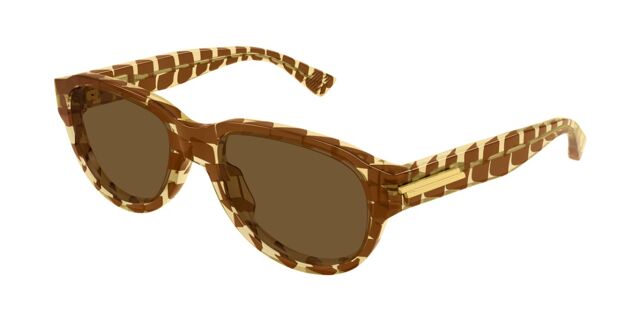 Bottega Veneta Brown Tortoise Sunglasses Tortoiseshell sunglasses in brown - Bottega Veneta | Mytheresa main image 4