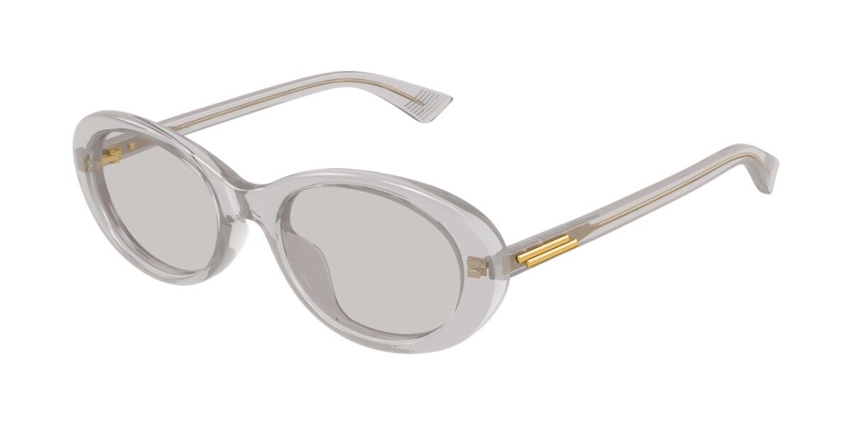 Bottega Veneta BV1415SK Asian Fit 004 オーバル Transparent Faded