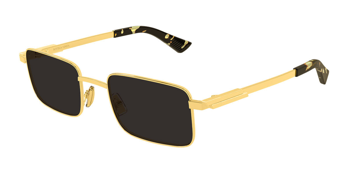 BOTTEGA VENETA ゴールド サングラス BV1305S Bottega Veneta Pilot Sunglasses 007 Shiny Gold - eye-oo.com