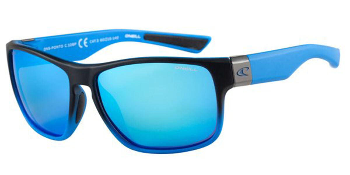 ONeill ONS PONTO Polarized 106P Sunglasses in Matte Blue Black