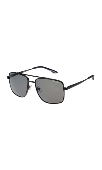 O'NEILL 9025 - Gafas De Sol Deportivas Polarizadas Cuadradas Para Hombre Y Mujer, 2.244 In, Gris Mate/lima