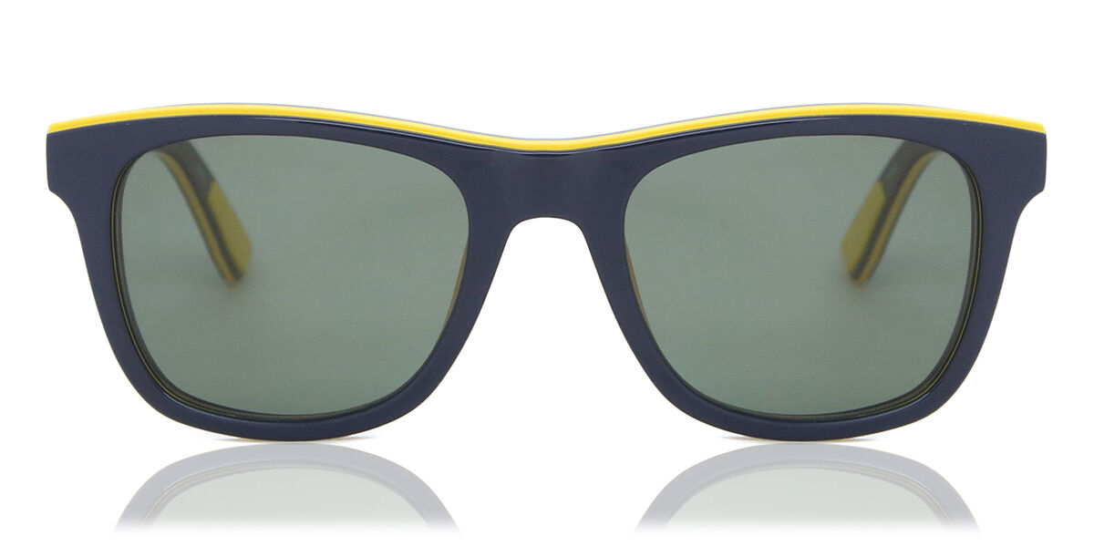 Lacoste L781SP Polarized 414 Sunglasses in Dark Blue Yellow ...