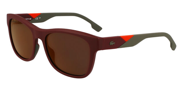 LACOSTE sunglases burgubdy LACOSTE Dark Burgundy / Brown Gradient Sunglasses L740S 615  main image 2