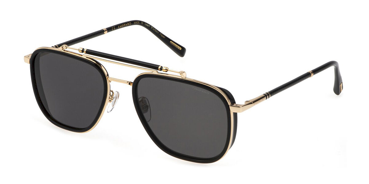 Photos - Sunglasses Chopard SCHF25 Polarized 700P Men's  Black Size 57 